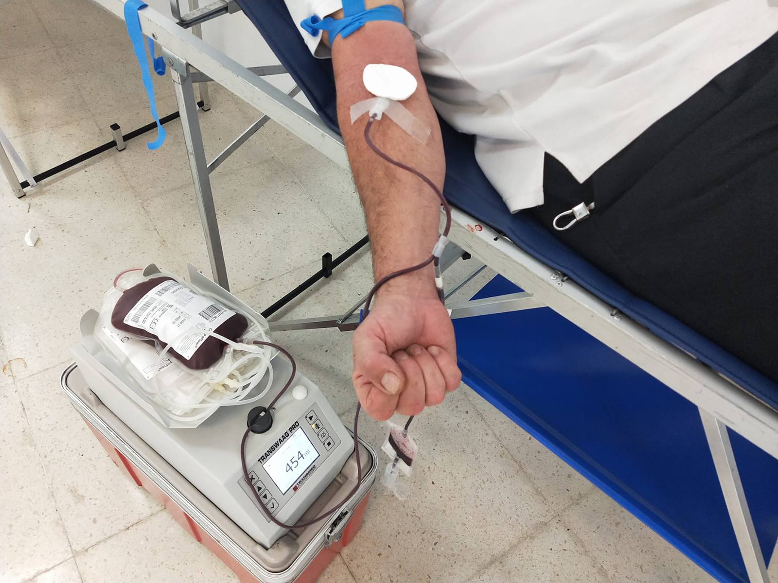 El Centro Regional de Transfusin Sangunea  realiza hoy una nueva colecta de sangre en Almucar 